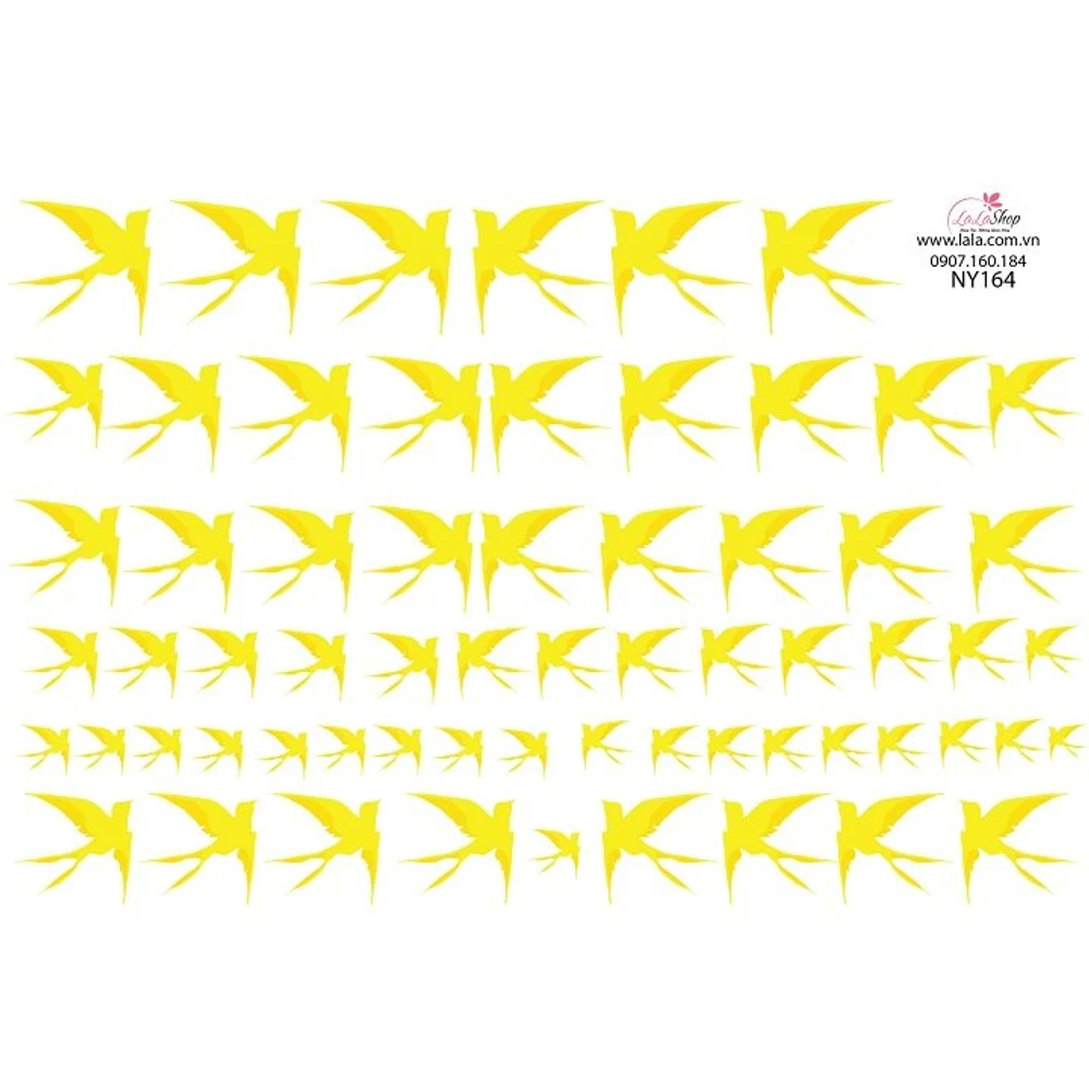 Decal Trang Trí Tết Én Vàng Đón Xuân