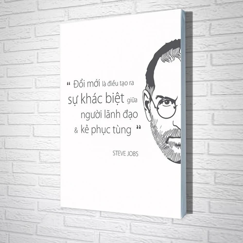 Tranh treo tường Đổi mới là điều tạo ra sự khác biệt giữa người lãnh đạo &  kẻ phục tùng