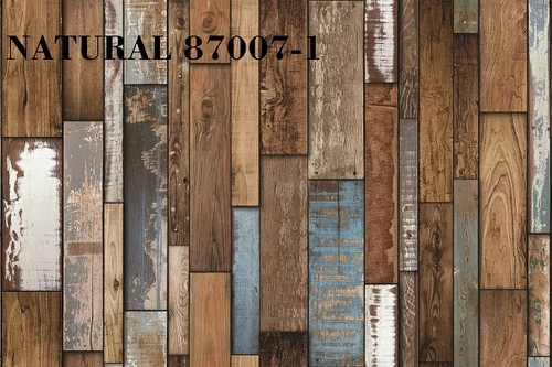 Giấy dán tường giả gỗ NT 87007-1