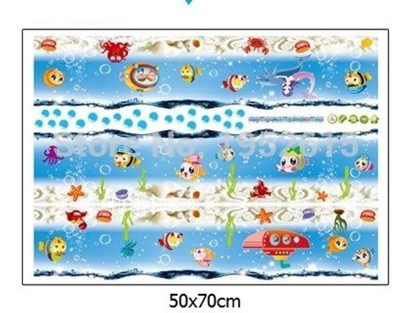 Decal dán chân tường đại dương 3