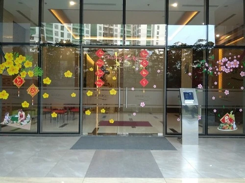 Combo decal trang trí cửa kính ngày tết 11