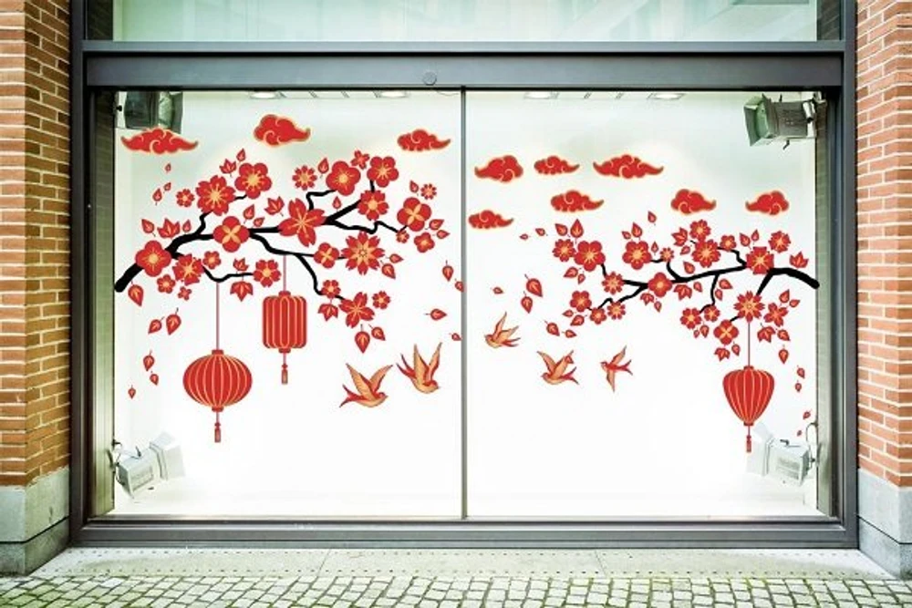 Combo Decal Trang Trí Cửa Kính Ngày Tết 34