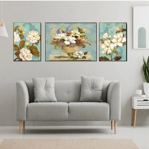 Tranh treo tường nghệ thuật bình hoa cổ điển (A-036)