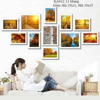 Khung gỗ bộ 11 khung - KG012