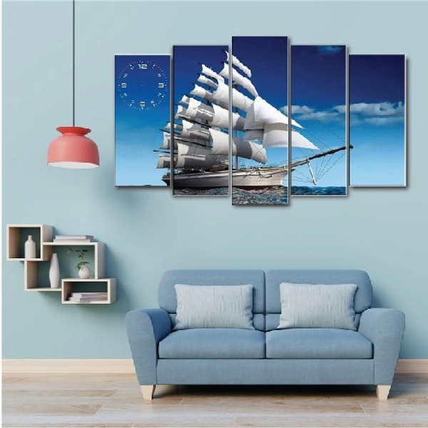 Tranh đồng hồ thuận buồm xuôi gió