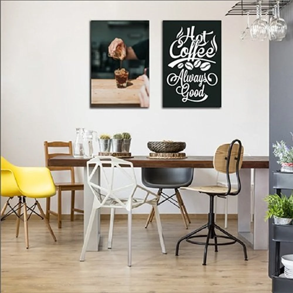 Tranh Treo Tường Hot Coffee Always Good