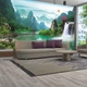 Tranh Dán Tường Thiên Nhiên Sông Nước - Mẫu 10