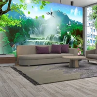 Tranh Dán Tường Thiên Nhiên Sông Nước - Mẫu 9