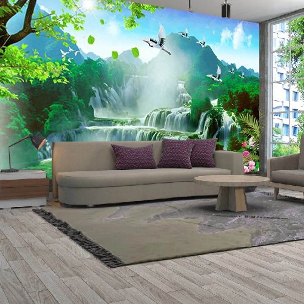 Tranh Dán Tường Thiên Nhiên Sông Nước - Mẫu 9