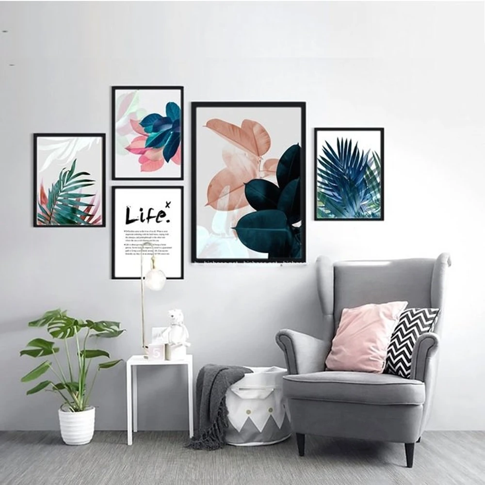 Tranh treo tường lá nghệ thuật cách điệu (HG)