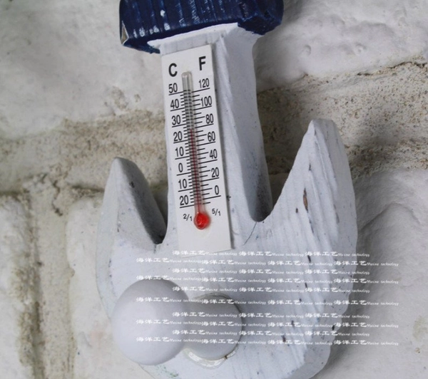 Móc treo kèm nhiệt kế phong cách biển