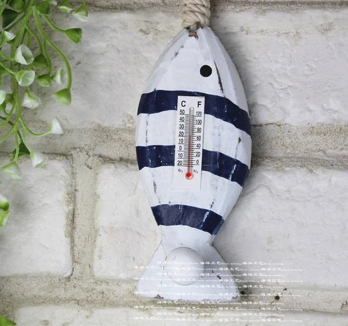 Móc treo kèm nhiệt kế phong cách biển