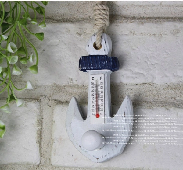 Móc treo kèm nhiệt kế phong cách biển