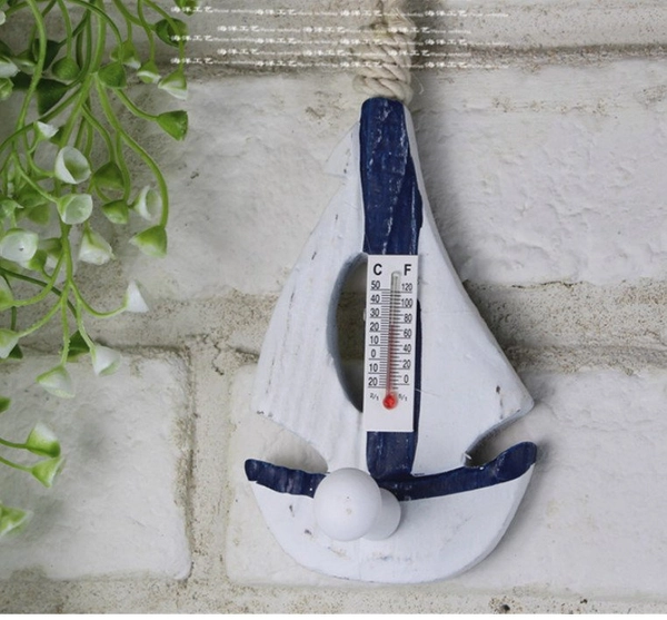 Móc treo kèm nhiệt kế phong cách biển