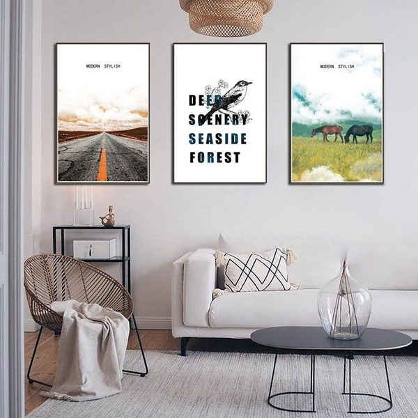 Tranh treo tường song mã