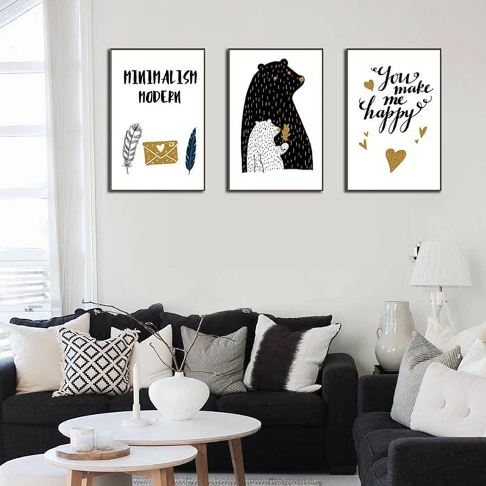 Tranh treo tường you make me happy