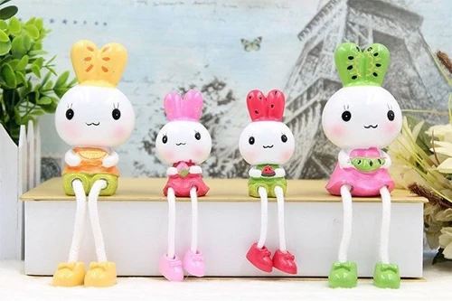 Búp Bê Gia Đình Thỏ Trái Cây