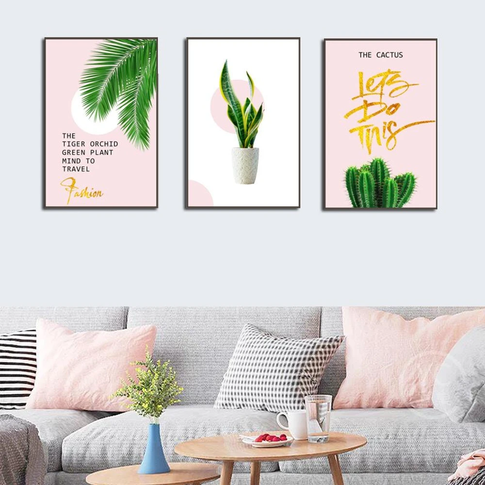 Tranh treo tường xương rồng xanh (KE-005)