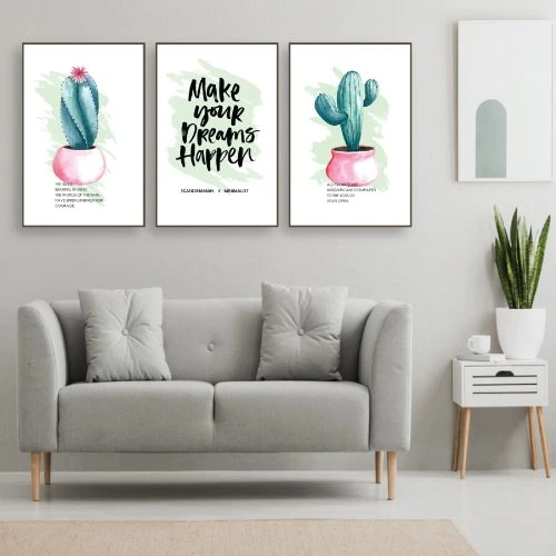 Tranh treo tường make your dreams happen (KE-016)