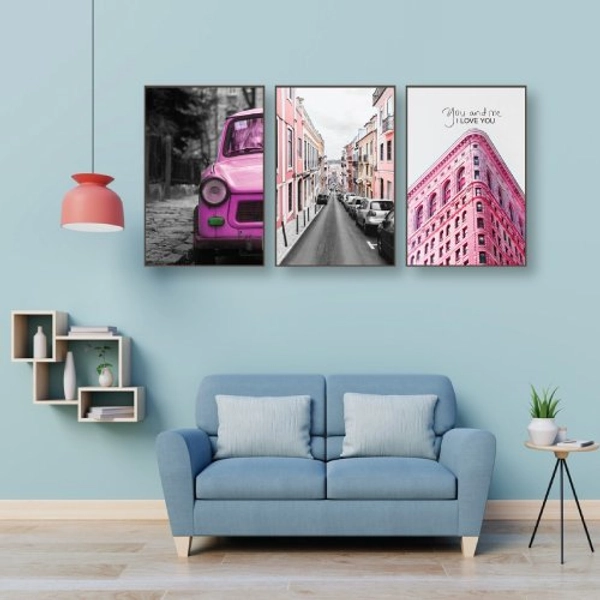 Tranh treo tường thành phố tình yêu (KE-032)