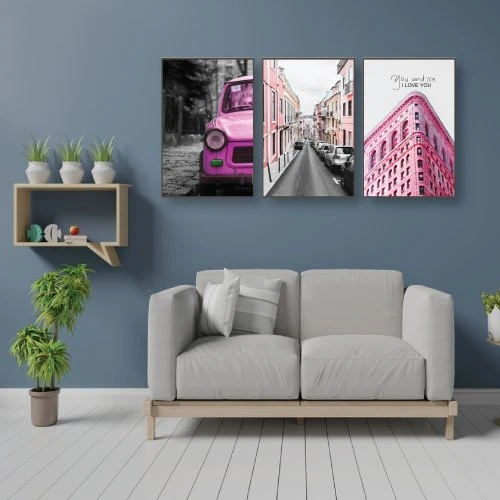 Tranh treo tường thành phố tình yêu (KE-032)