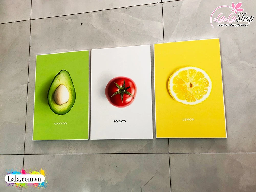 tranh treo tường trái cây nghệ thuật
