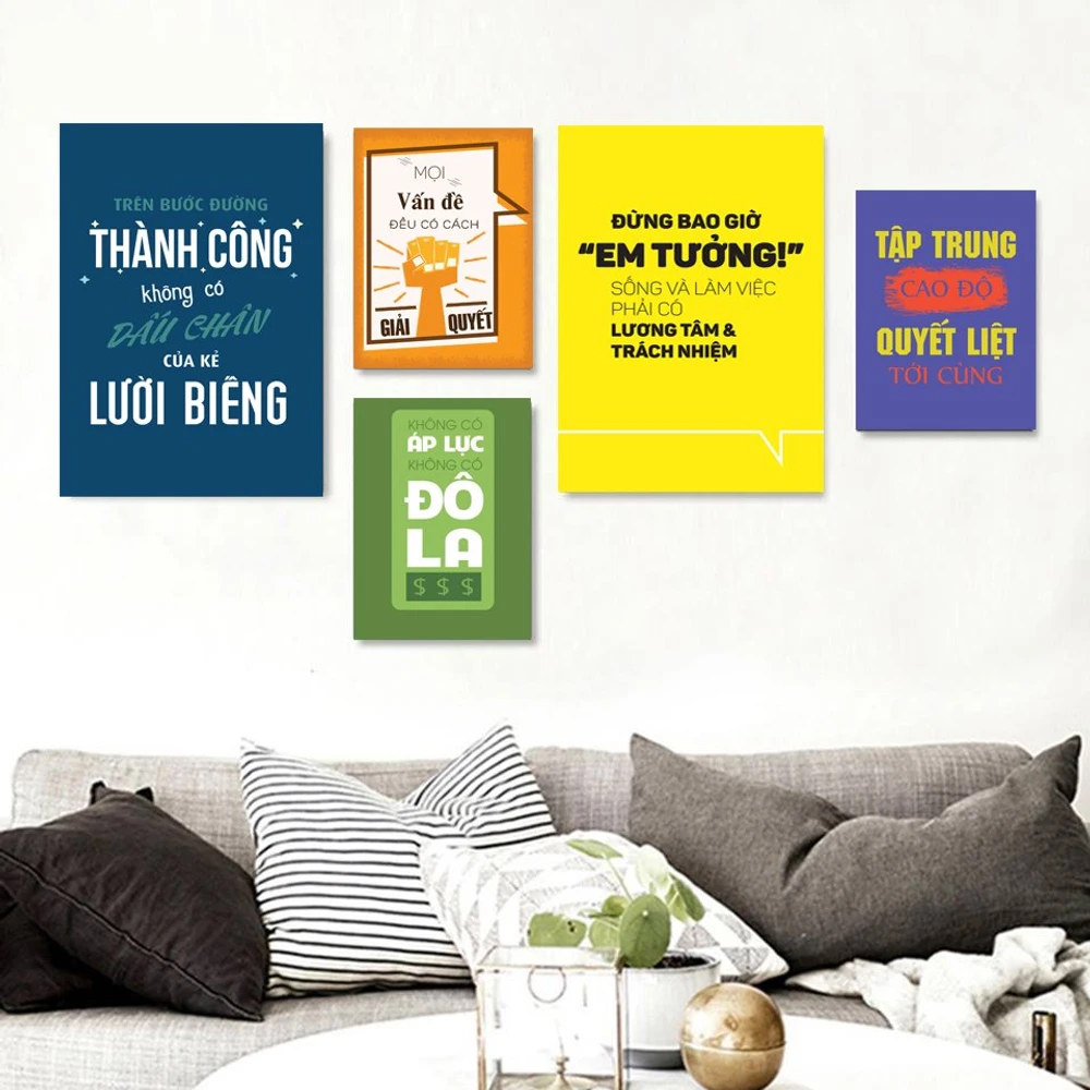 Tranh văn phòng combo 19