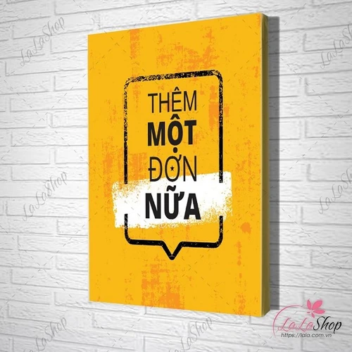 Tranh treo tường Thêm một đơn nữa