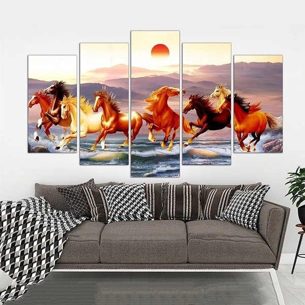 Bộ tranh treo tường 3D mã đáo thành công 10