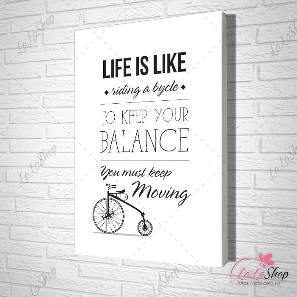 Tranh treo tường to keep your balance