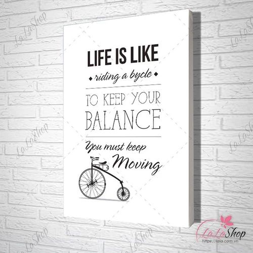 Tranh treo tường to keep your balance