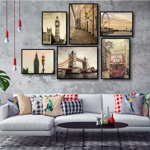 Tranh treo tường London cổ điển