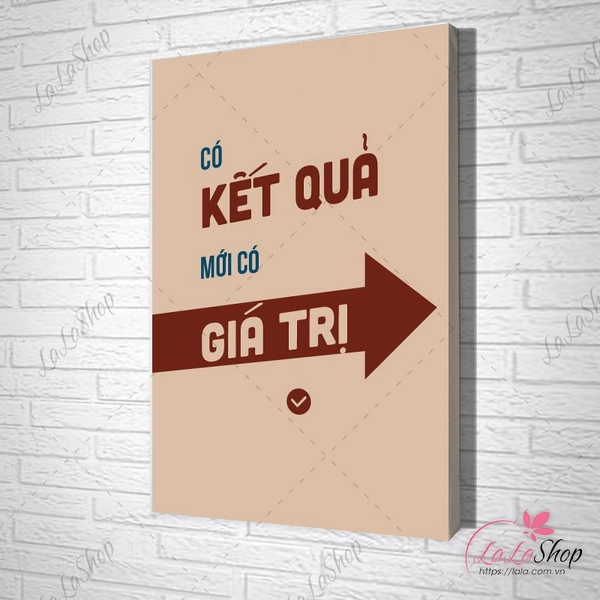 Tranh văn phòng có kết quả mới có giá trị