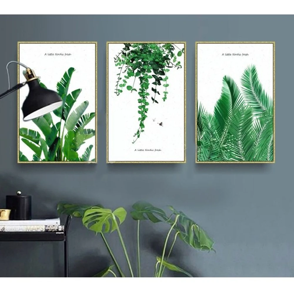 Tranh treo tường thiên nhiên xanh mát