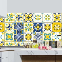 Decal gạch bông họa tiết hoa vàng (HG)