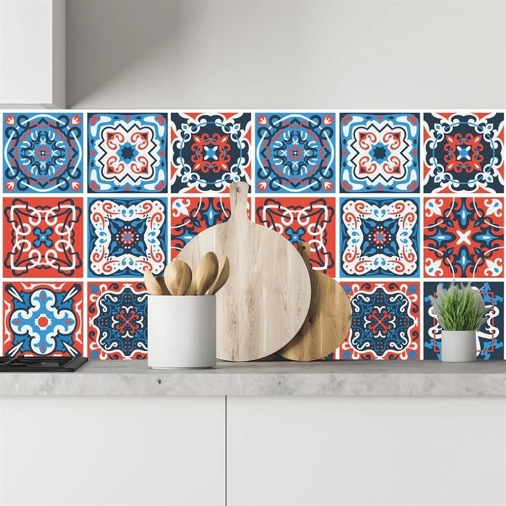 Decal gạch bông hoa văn nghệ thuật (HG)