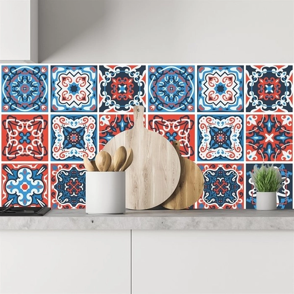 Decal gạch bông hoa văn nghệ thuật (HG)