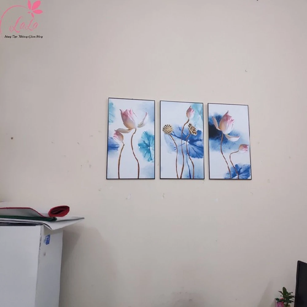Tranh treo tường hoa sen nghệ thuật