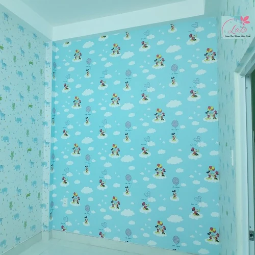 Giấy decal cuộn hello mickey khổ 1m2