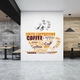 Decal Dán Tường Coffee Cappucino 2