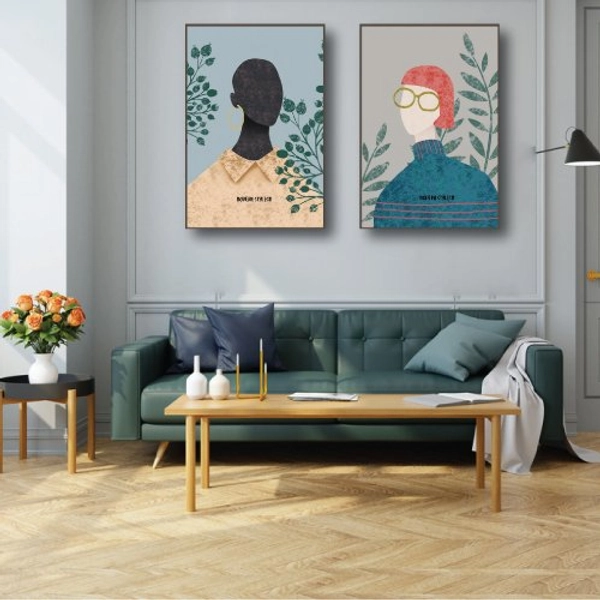 Tranh trừu tượng cô gái nghệ thuật 6