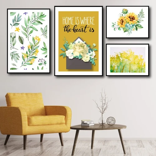 Tranh treo tường sắc vàng nắng hạ