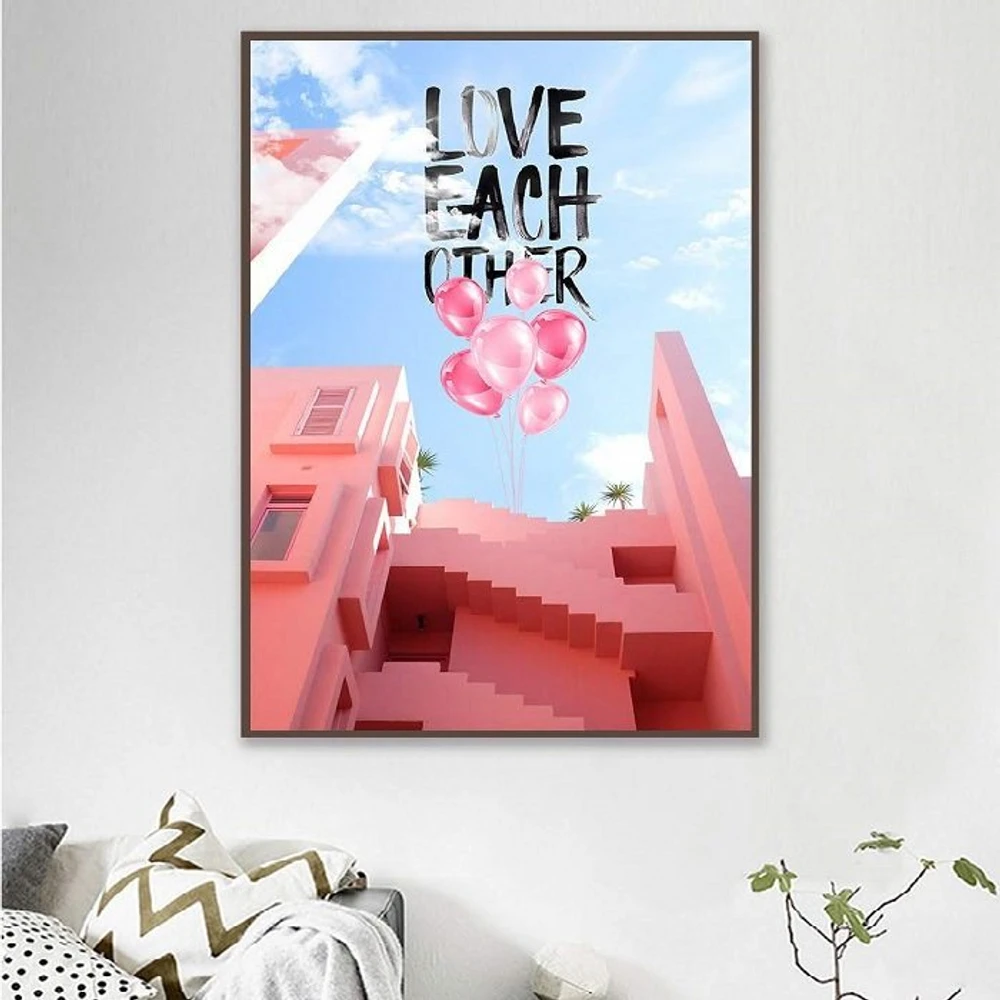 Tranh treo tường love each other