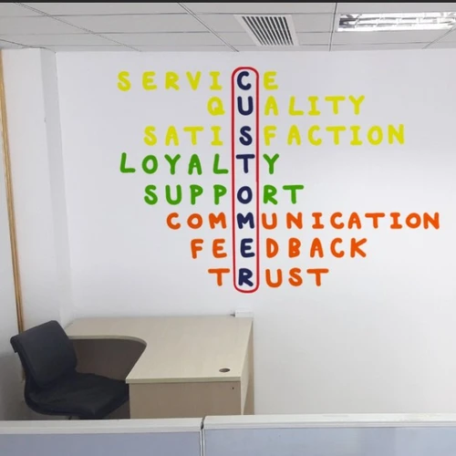 Decal văn phòng service customer