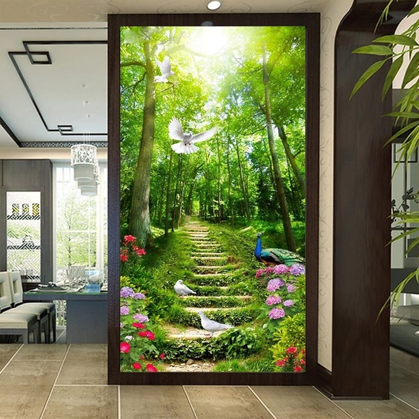 Tranh Dán Tường Rừng Xanh