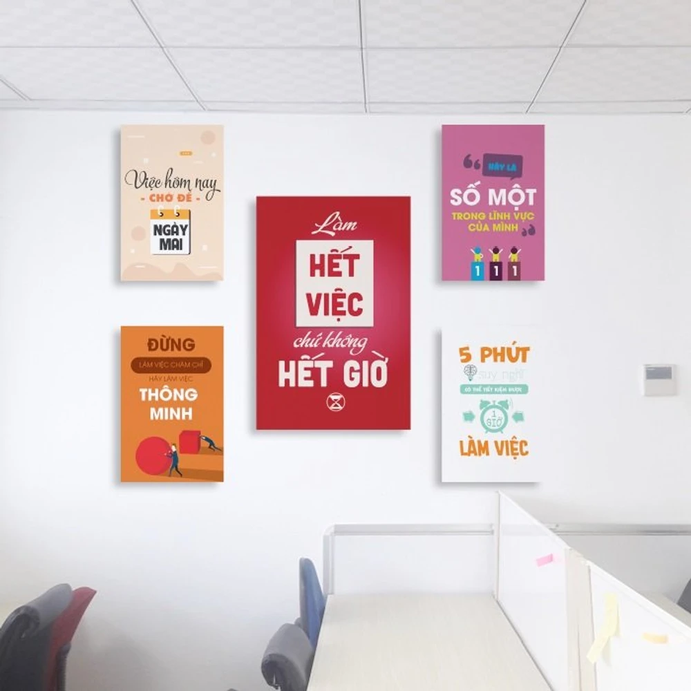 Tranh văn phòng combo 34