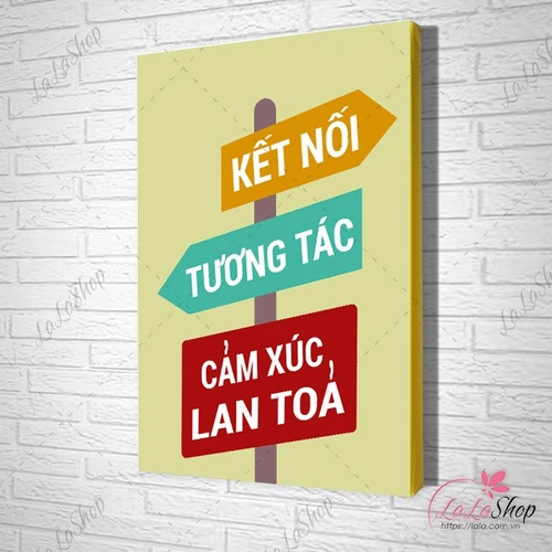 Tranh văn phòng kết nối tương tác cảm xúc lan tỏa