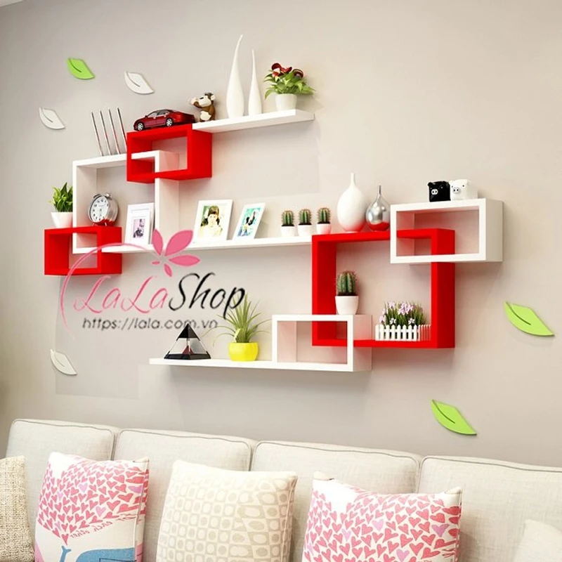 Kệ Gỗ Trang Trí Phòng Khách TTPK54