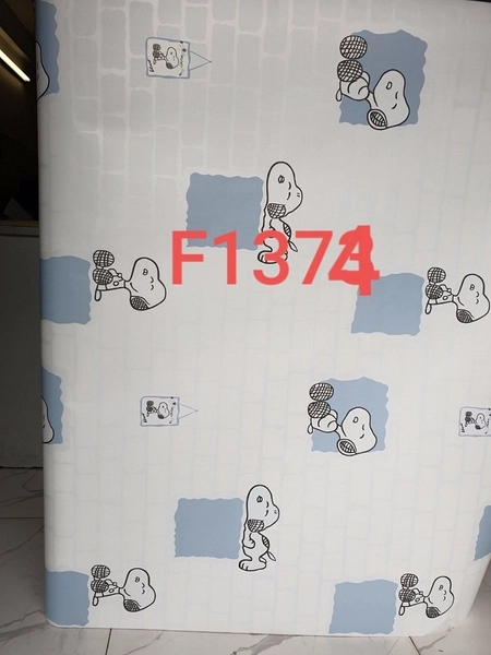 Giấy decal cuộn cún lười khổ 1m2