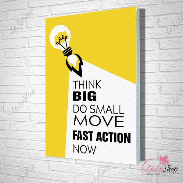 Tranh văn phòng think big do small